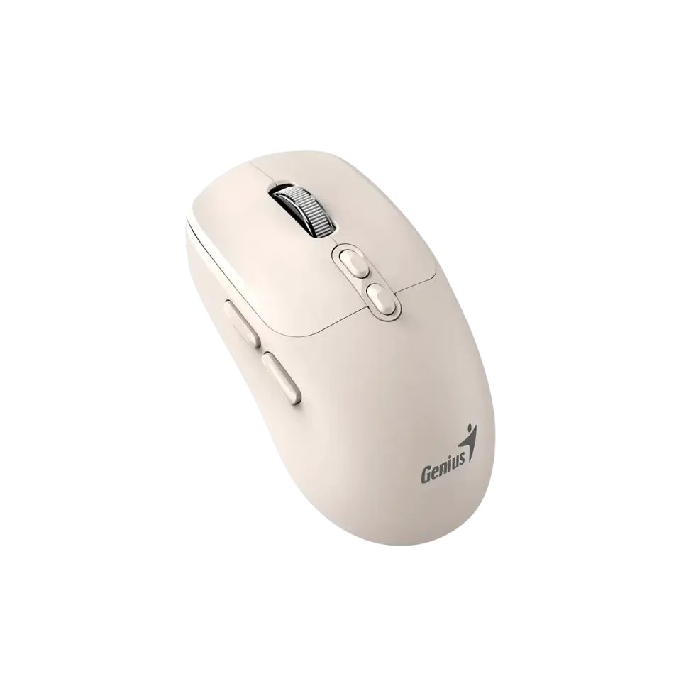 GENIUS myš NX-8080S BT/ duální Bluetooth + 2,4GHz/ 1600 dpi/ Copilot/ bezdrátová/ tichá/ béžová
