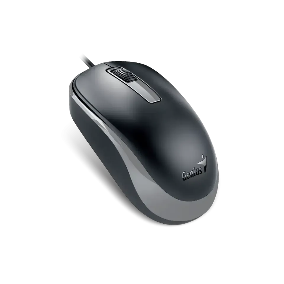 GENIUS myš DX-125S USB 1200dpi černo-šedá tichá