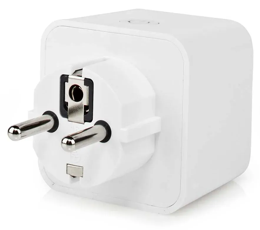 NEDIS Wi-Fi chytrá zásuvka/ měřič výkonu/ 16A/ typ F/ Android/ iOS/ Nedis® SmartLife/ bílá