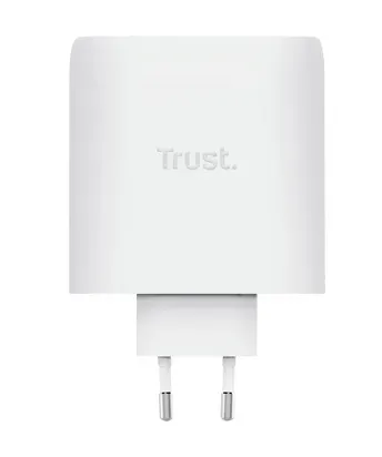 TRUST GaN Nabíječka MAXO 100W 2-Port, USB-C, bílá