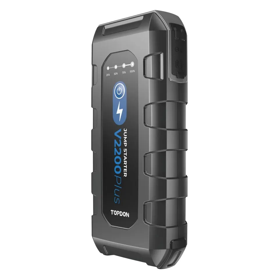 TOPDON Car Jump Starter V2200Plus, 1600mAh