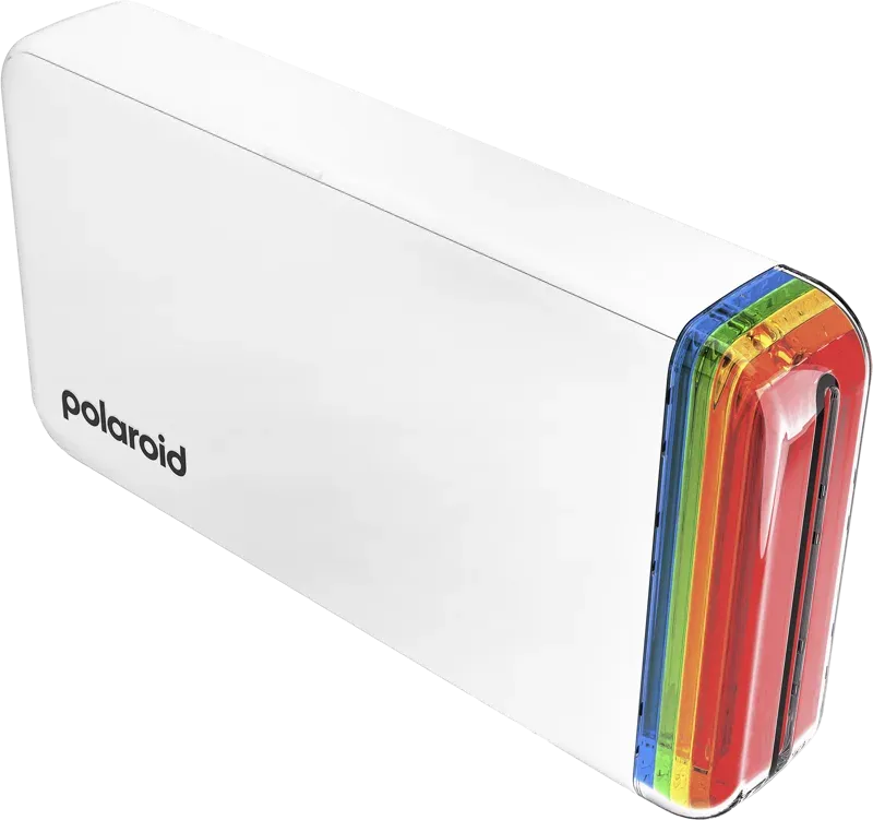 Polaroid Hi-Print Gen 2 – kapesní fototiskárna 54 × 86 mm, samolepicí fotky, Bluetooth, USB-C, bílá