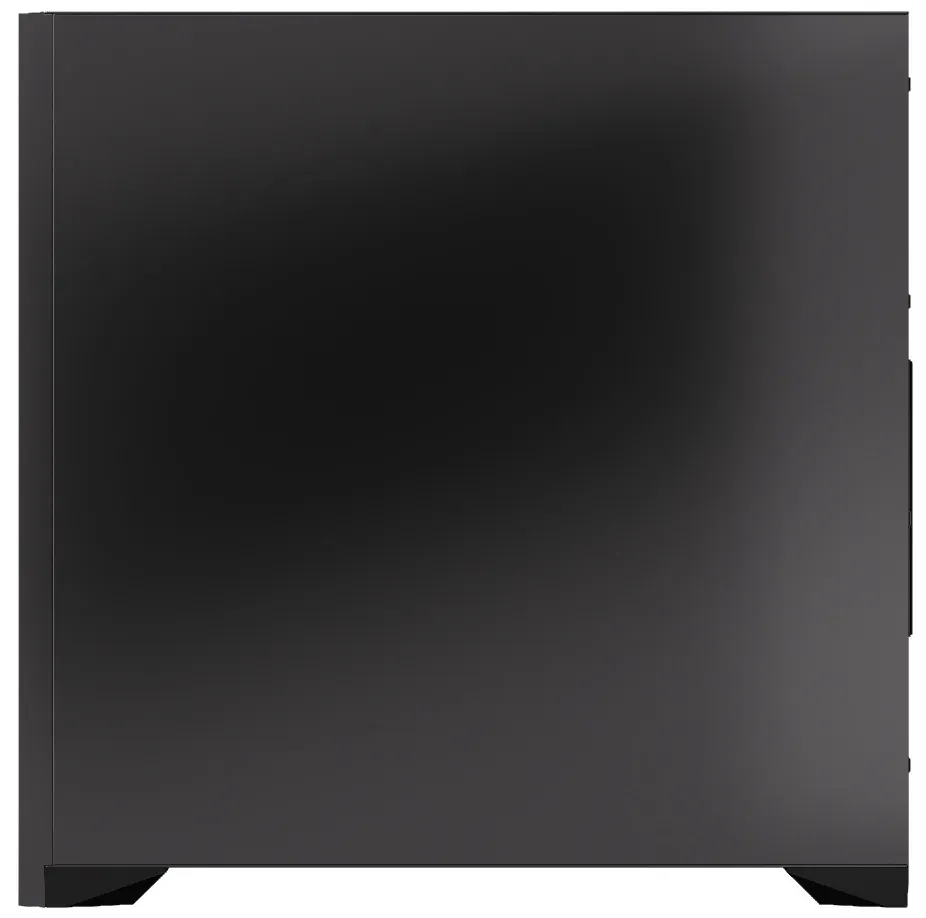 Krux skříň Palum / ATX / 2x120 mm fan / 2xUSB 2.0 / USB-C / dřevěné elementy / temperované sklo / černá