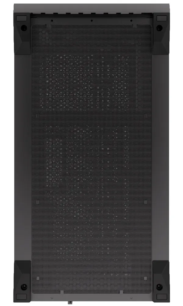 Krux skříň Palum / ATX / 2x120 mm fan / 2xUSB 2.0 / USB-C / dřevěné elementy / temperované sklo / černá
