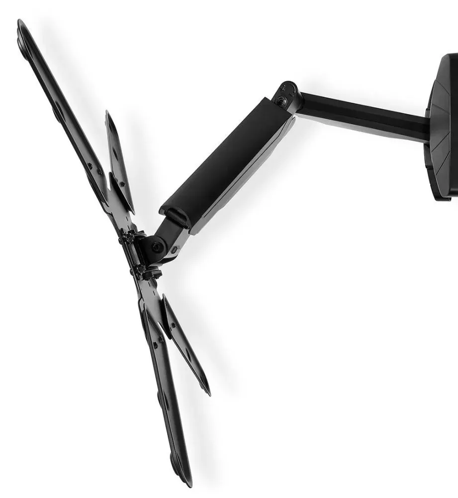 NEDIS nástěnný TV držák/ 23 - 55"/ nosnost 30 kg/ otočný 0 - 180°/ vzdálenost od stěny 61 mm/ vertikální/ ocel/ černý