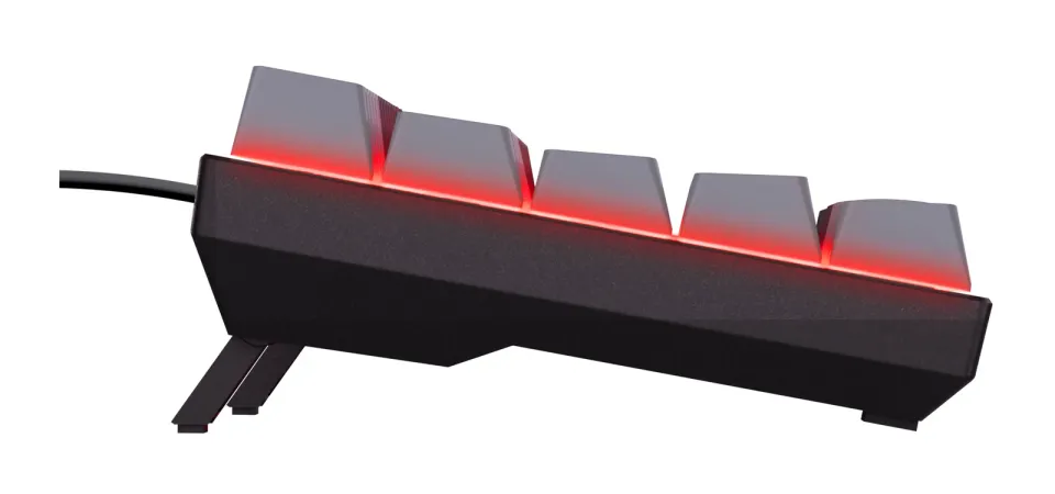 TRUST klávesnice GXT 867 ACIRA, 60%, Herní Klávesnice, USB, USB-C, US
