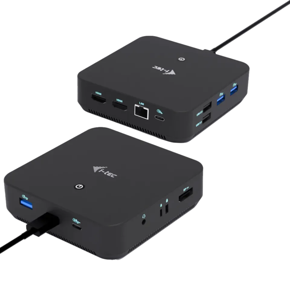 i-tec USB-C DP Dual HDMI Docking Station, Power Delivery 100W