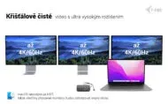 i-tec USB-C DP Dual HDMI Docking Station, Power Delivery 100W