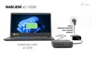 i-tec USB-C DP Dual HDMI Docking Station, Power Delivery 100W