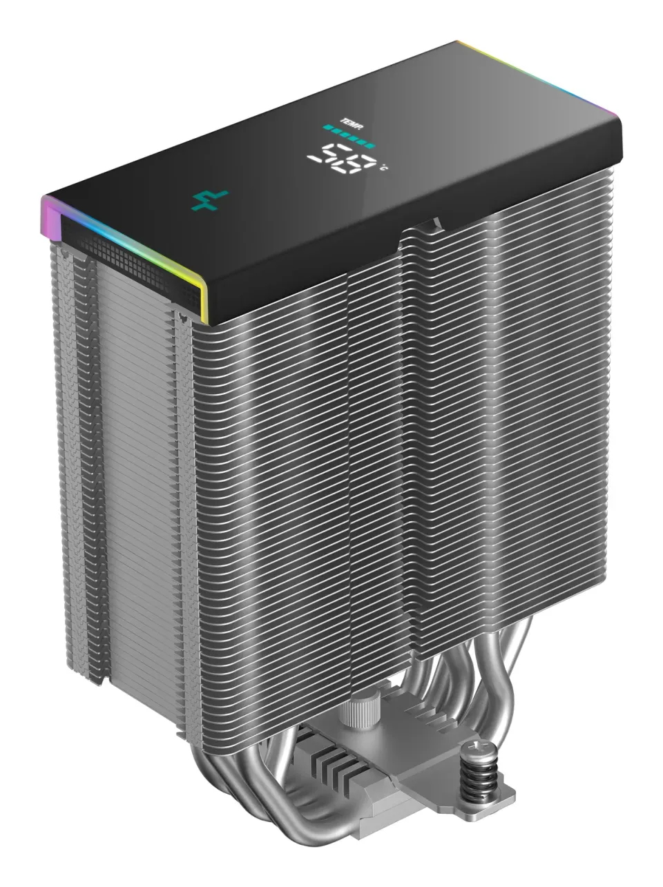 DEEPCOOL CPU Chladič AK500S DIGITAL SE, 1x120mm, LGA1851, AM5, černá