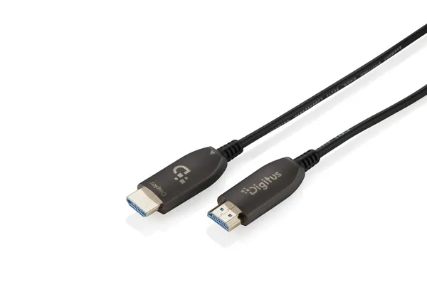 Digitus HDMI AOC hybridní optický kabel, UHD 8K, 100 m, černý