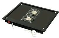 TRITON Ventilační jednotka horní (spodní), 2 ventilátory-230V/30W, termostat, šedá