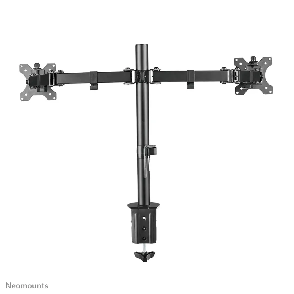 Neomounts FPMA-D550DBLACK/Držák displeje/na stůl/10-32"/svorka/VESA 100X100/nosn. 2x 8kg/2 displeje/černý
