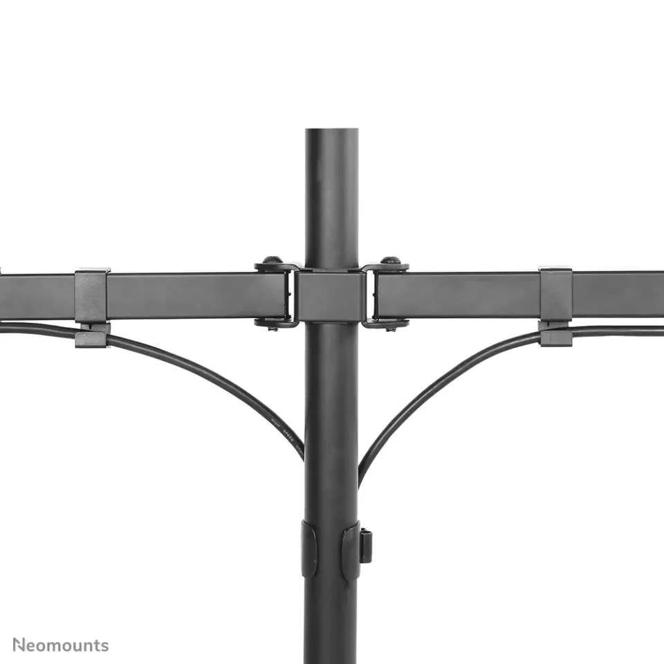 Neomounts FPMA-D550DBLACK/Držák displeje/na stůl/10-32"/svorka/VESA 100X100/nosn. 2x 8kg/2 displeje/černý