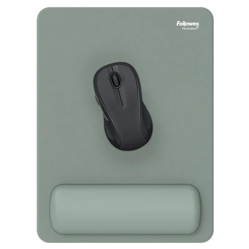 Podložka pod myš a zápěstí Fellowes BREYTA XL zelená