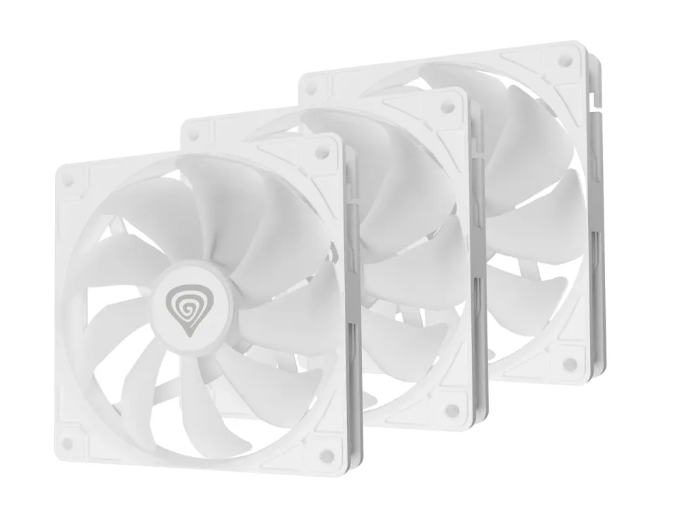 Ventilátor Genesis OXAL 120 ARGB, 3-Pack, Bílý