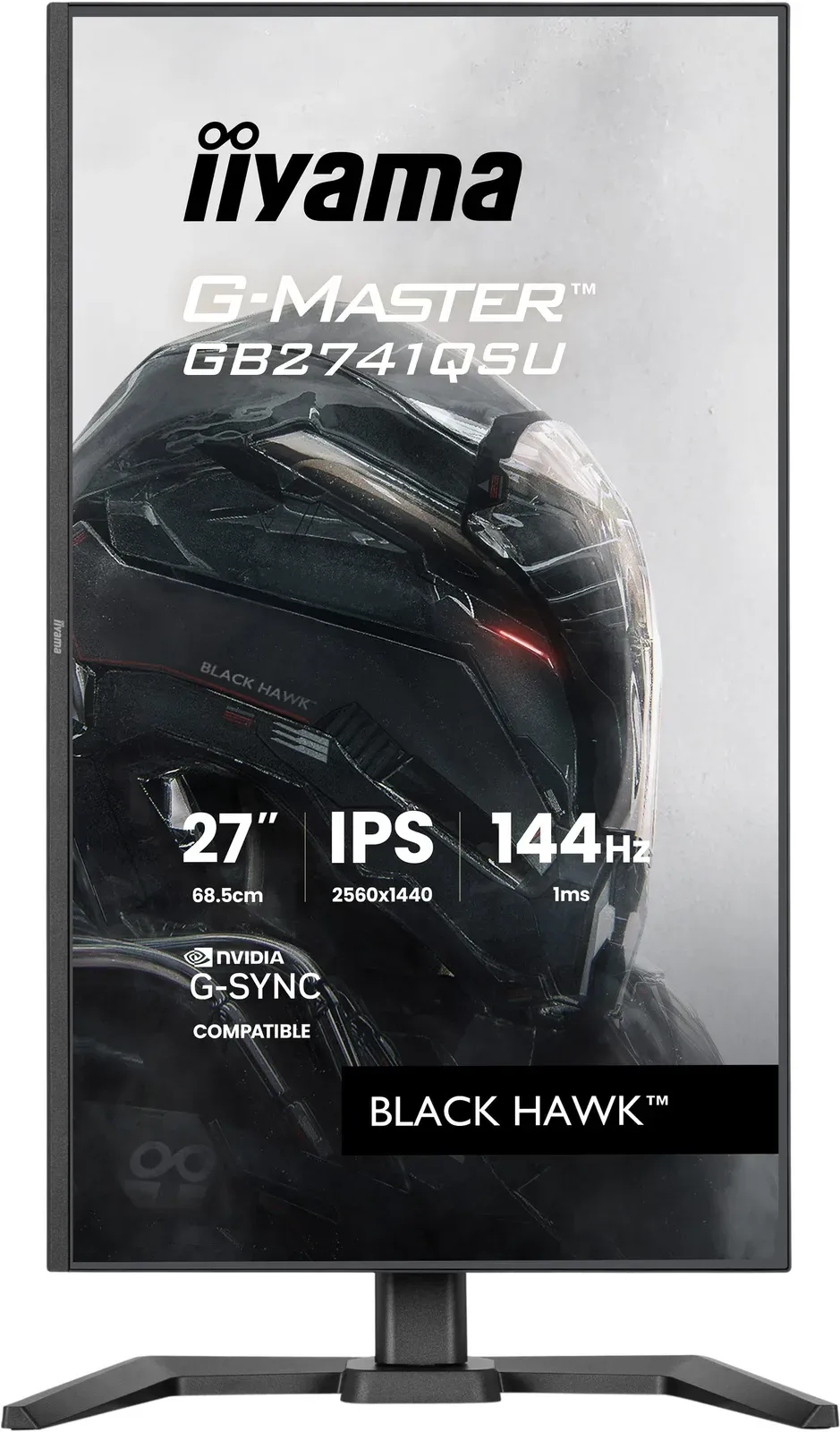 iiyama G-Master/GB2741QSU-B1/27"/IPS/QHD/144Hz/1ms/Černá/3R