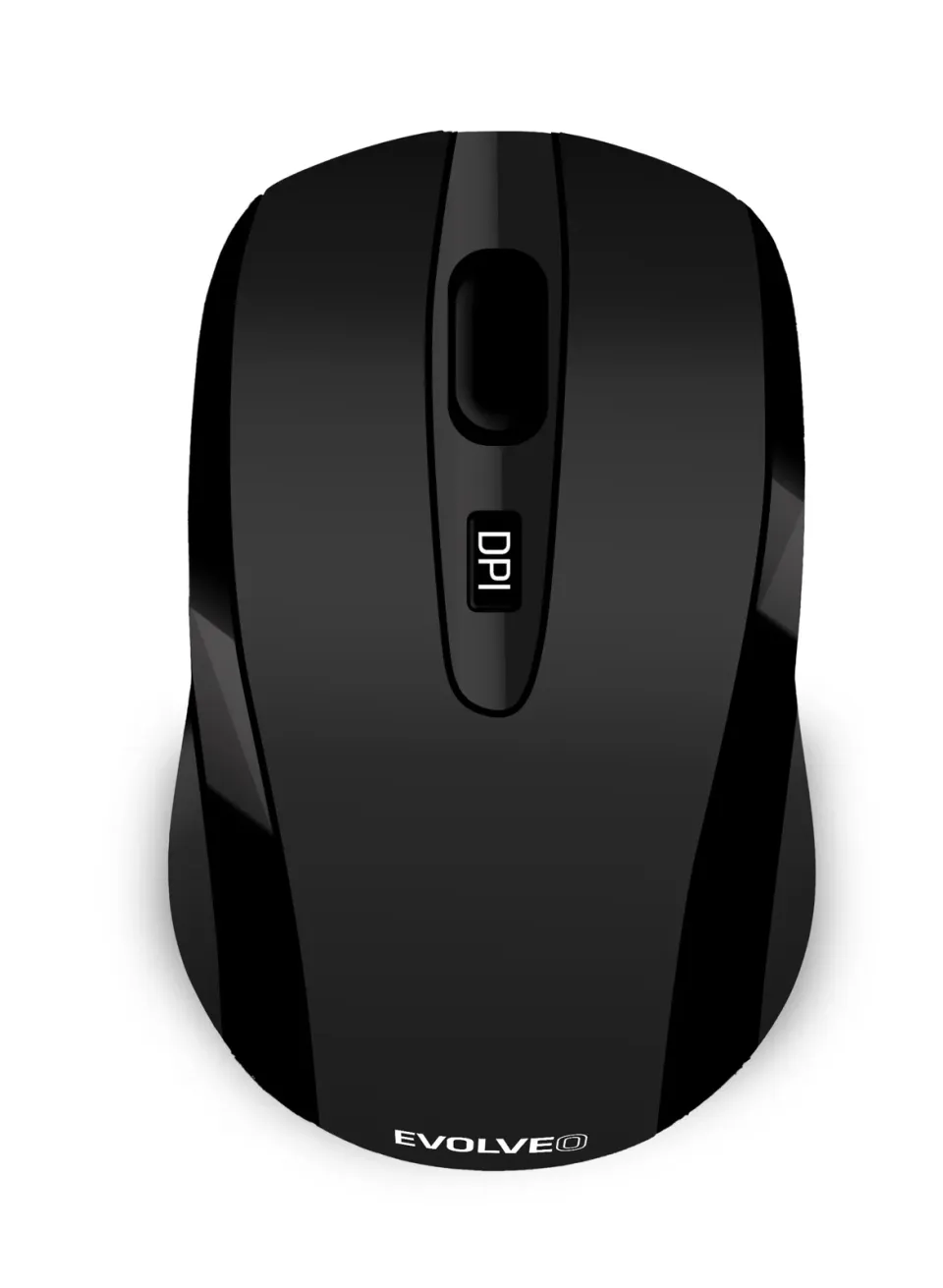 EVOLVEO WML-306B - cestovní bezdrátová laserová myš, 1 600 DPI, USB
