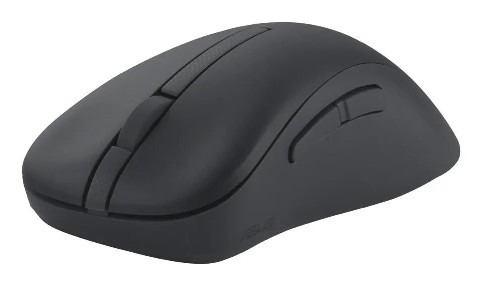 ASUS Wireless Mouse MD102/Kancelářská/Optická/Pro praváky/1 600 DPI/USB+BT/Šedá