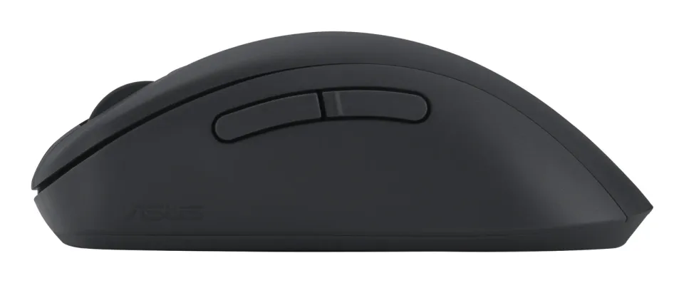 ASUS Wireless Mouse MD102/Kancelářská/Optická/Pro praváky/1 600 DPI/USB+BT/Šedá
