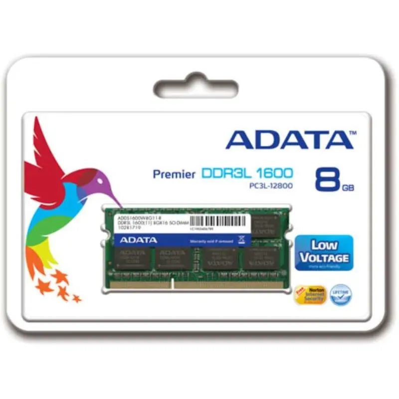 Adata/SO-DIMM DDR3L/8GB/1600MHz/CL11/1x8GB