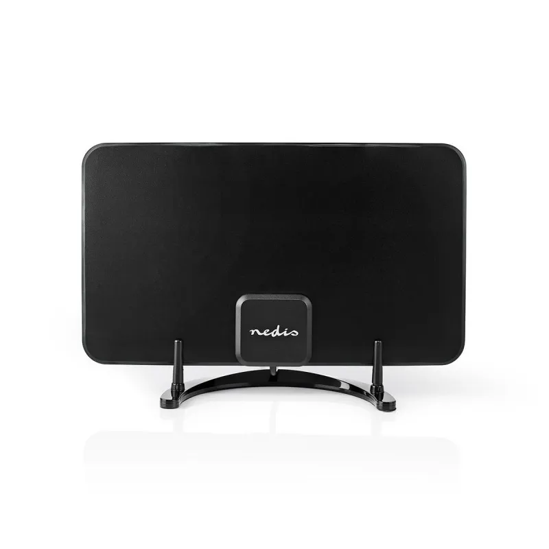 Nedis ANIR2501BK700 - Pokojová HDTV Anténa | 0–25 km | Zesílení 26 dB | FM/VHF/U