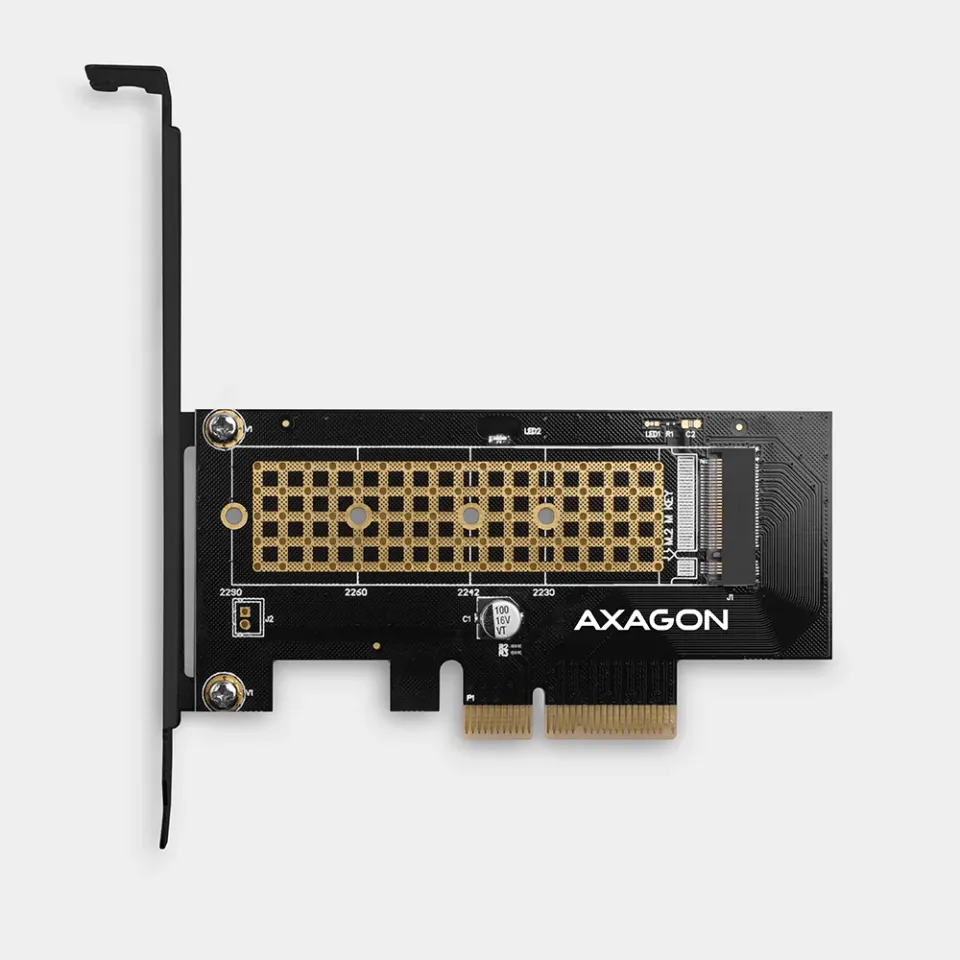AXAGON PCEM2-N, PCIe x4 - M.2 NVMe M-key slot adaptér