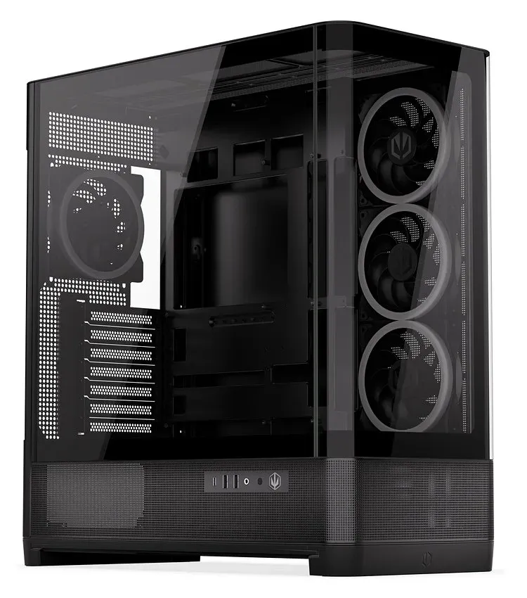 Endorfy Aquarius 8000 Corona,Skříň, E-ATX, 4× ARGB 120mm ventilátor, 2× USB 3.0,