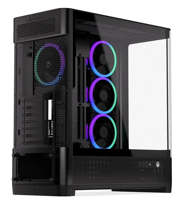 Endorfy Aquarius 8000 Corona,Skříň, E-ATX, 4× ARGB 120mm ventilátor, 2× USB 3.0,