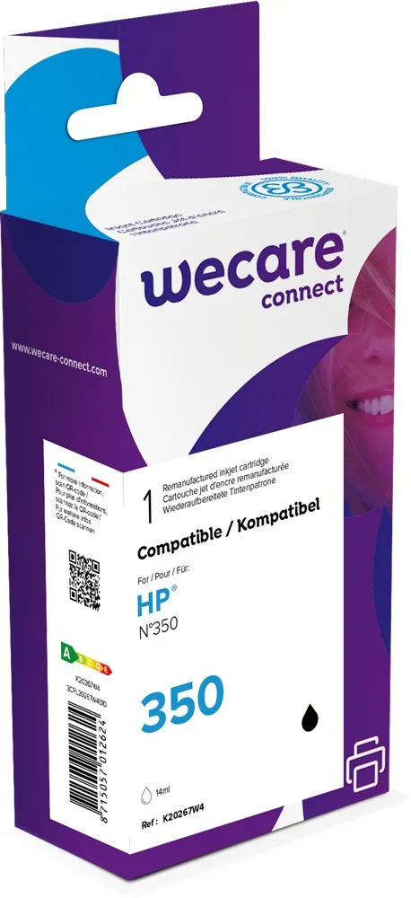 WECARE ARMOR ink kompatibilní s HP CB335EE, černá/black