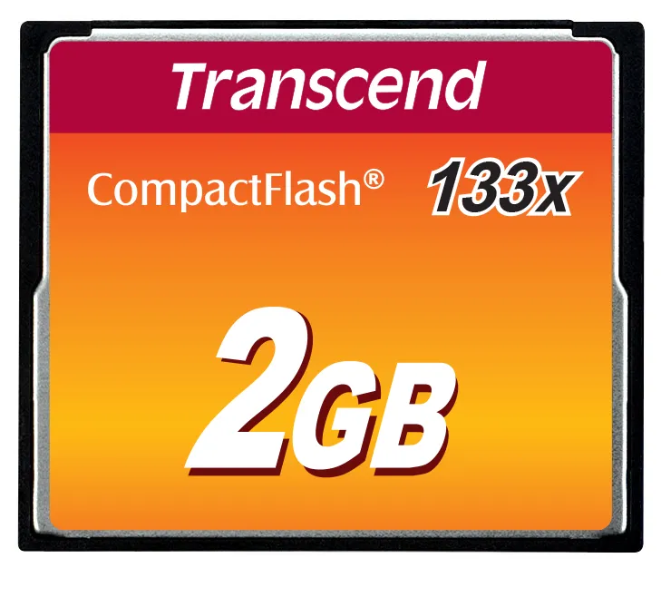 Transcend 2GB CF (133X) paměťová karta (MLC)
