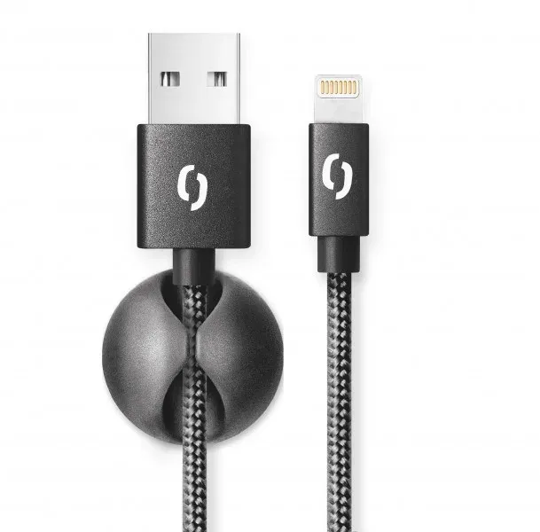 ALIGATOR PREMIUM 2A kabel, Lightning 2m, černý