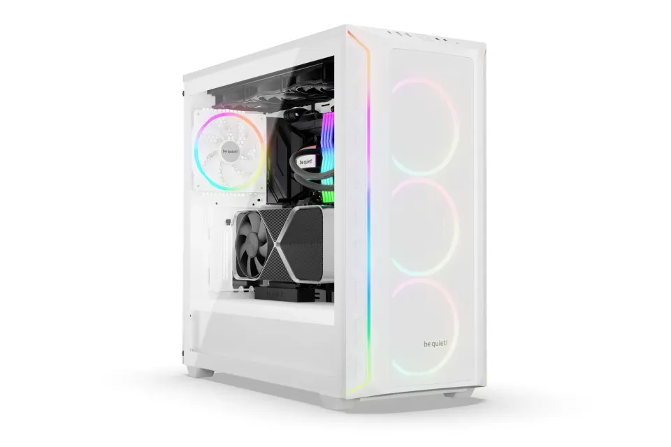 Be quiet! skříň SHADOW BASE 800FX / ARGB / 4x140mm ARGB fan / USB-C / 2xUSB 3.0 / tvrzené sklo / bílá