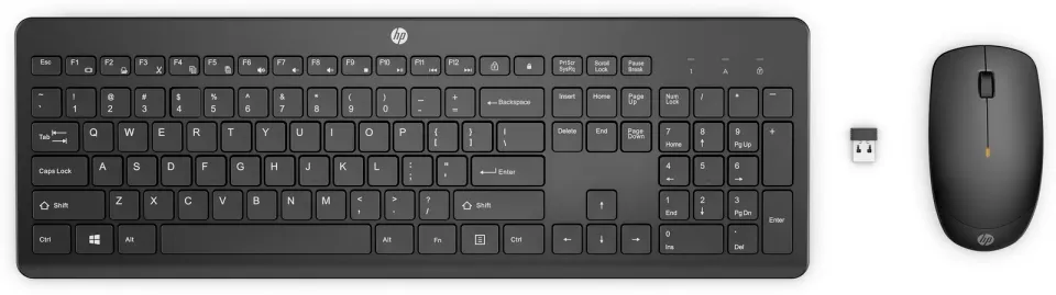 HP Wireless 235 Mouse and Keyboard - Anglická