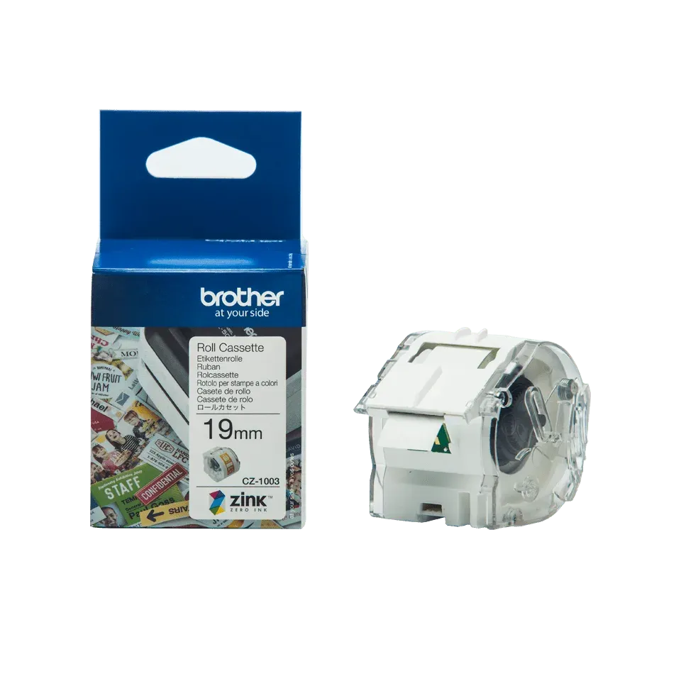 Brother - CZ1003 papírová páska (plnobarevná, bez inkoustová, šíře 19 mm), délka