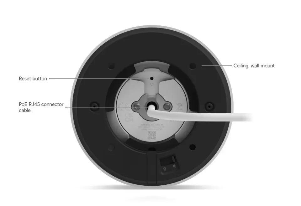 Ubiquiti UVC-G6-Turret-W - UniFi Protect G6 Turret, bílá