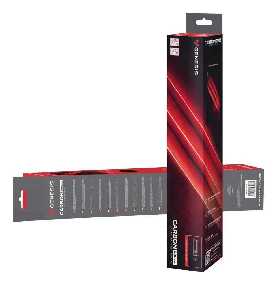 Herní podložka pod myš Genesis CARBON 500 MAXI FLASH G2, 900x450mm