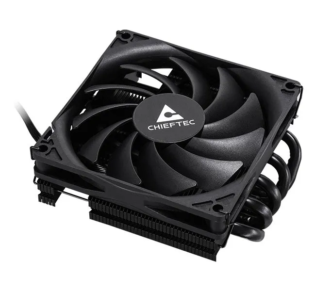 CHIEFTEC chladič CPU / 92 mm PWM / 45 mm / nízkoprofilový / LGA1700, AM4, AM5