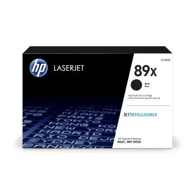 HP CF289X originální černý toner č.89X velký cca 10000str. (pro LJ M507, MFP M528, black