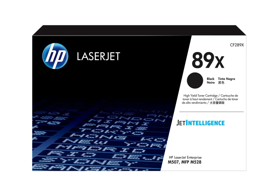 HP CF289X originální černý toner č.89X velký cca 10000str. (pro LJ M507, MFP M528, black