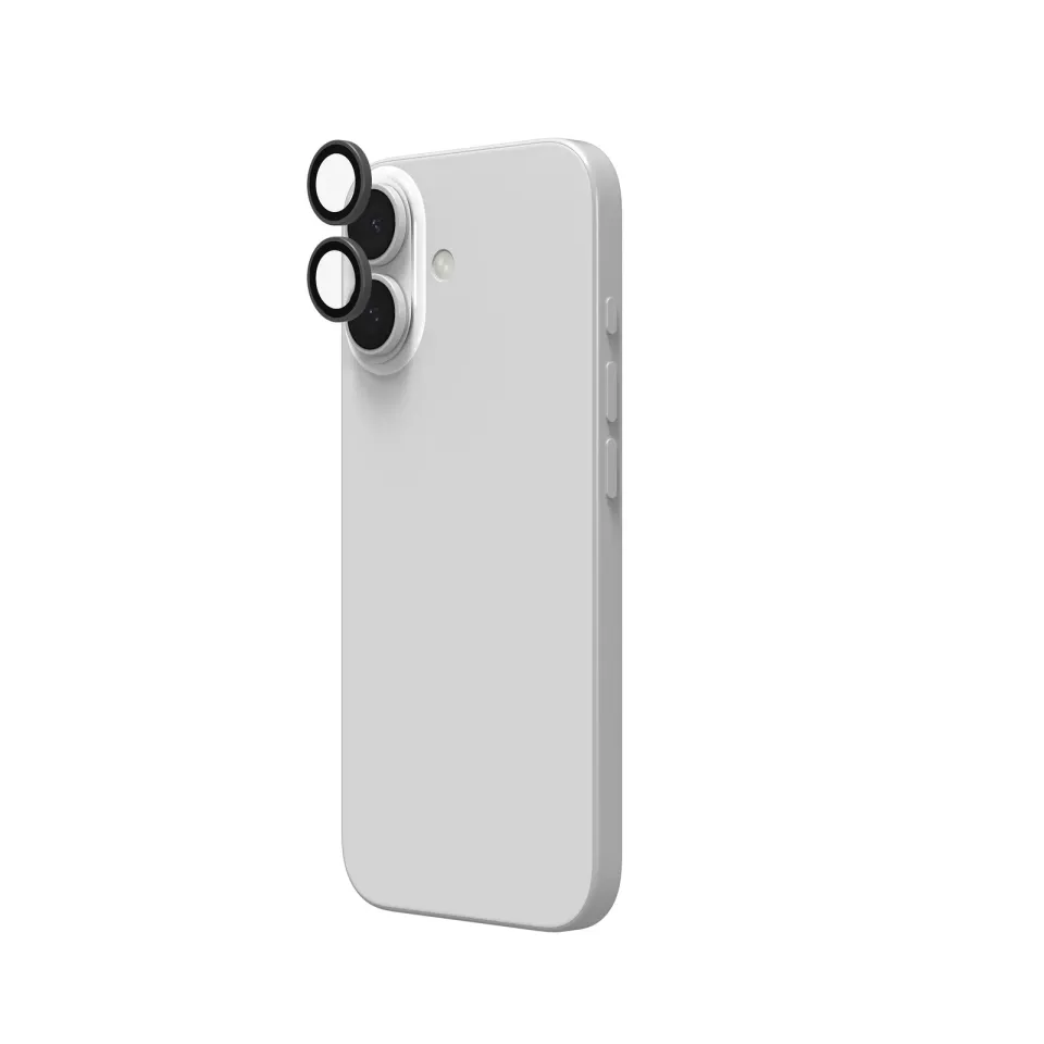 ZAGG Ochranná čočka Premium pro Apple iPhone Byrce/16/16+ - stříbrná