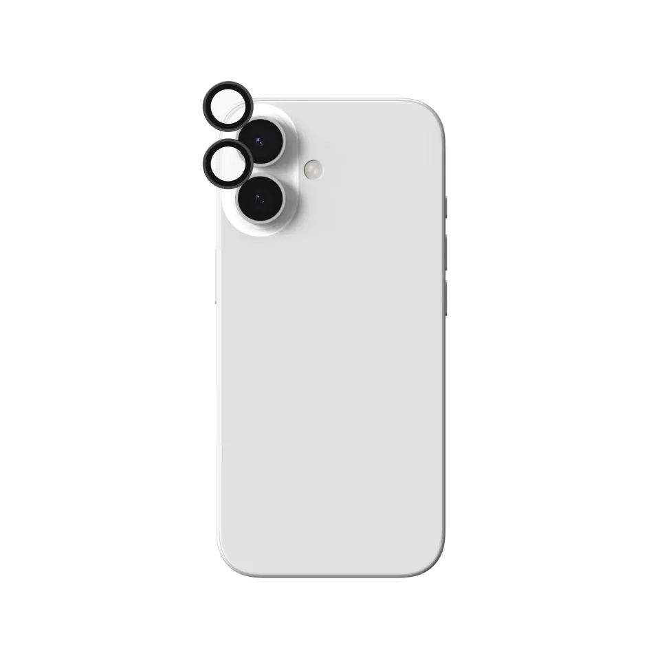 ZAGG Ochranná čočka Premium pro Apple iPhone Byrce/16/16+ - stříbrná