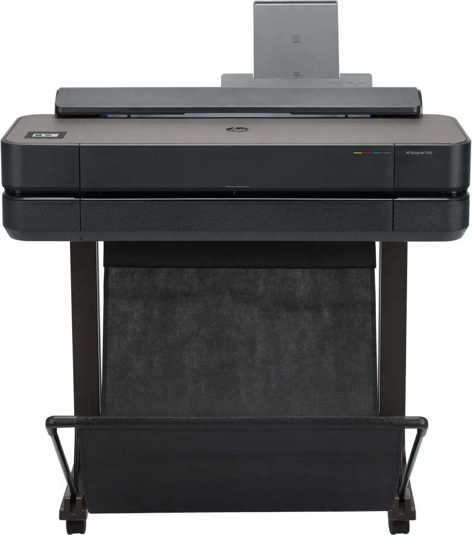 HP DesignJet T650 24" (Edition 2025) – Großformat-Plotter bis A1, A1 in 26 s, Blatteinzug, Ethernet und WLAN