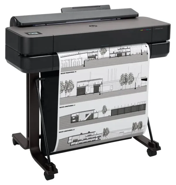 HP DesignJet T650 24" (edice 2025) – velkoformátový plotr do A1, A1 za 26 s, podavač listů, Ethernet a Wi-Fi