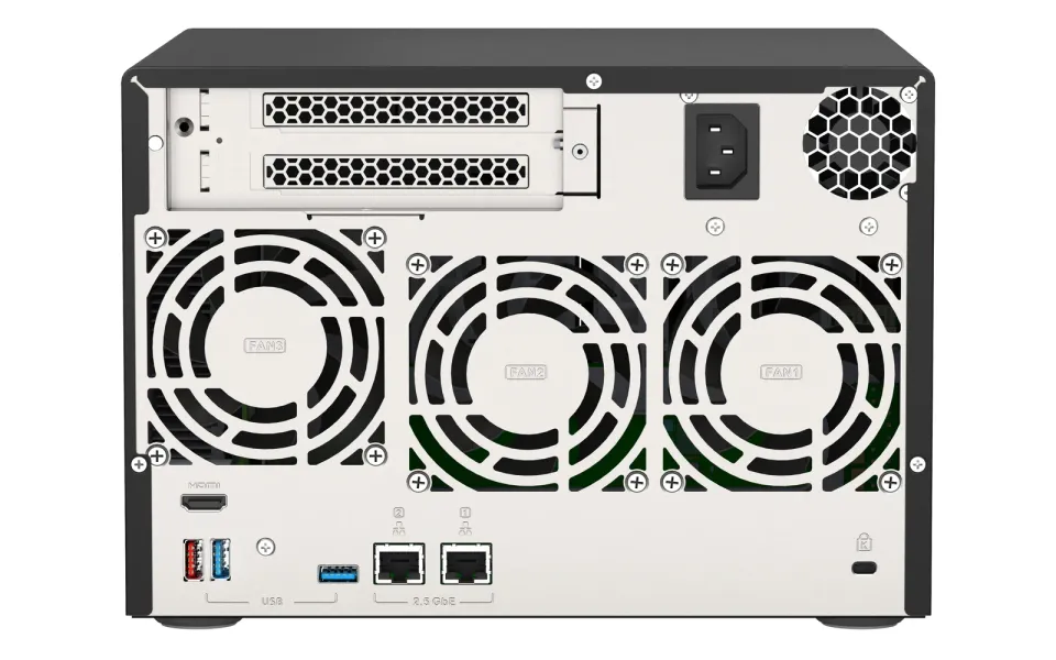 QNAP TVS-675-8G (8core 2,5GHz / 8GB RAM / 6xSATA / 2xM.2 NVMe slot / 2xPCIe / 2x2,5GbE / 1x HDMI 4K)