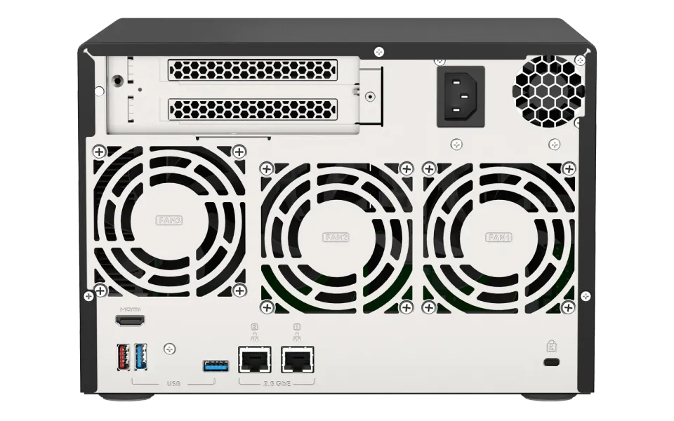 QNAP TVS-675-8G (8core 2,5GHz / 8GB RAM / 6xSATA / 2xM.2 NVMe slot / 2xPCIe / 2x2,5GbE / 1x HDMI 4K)