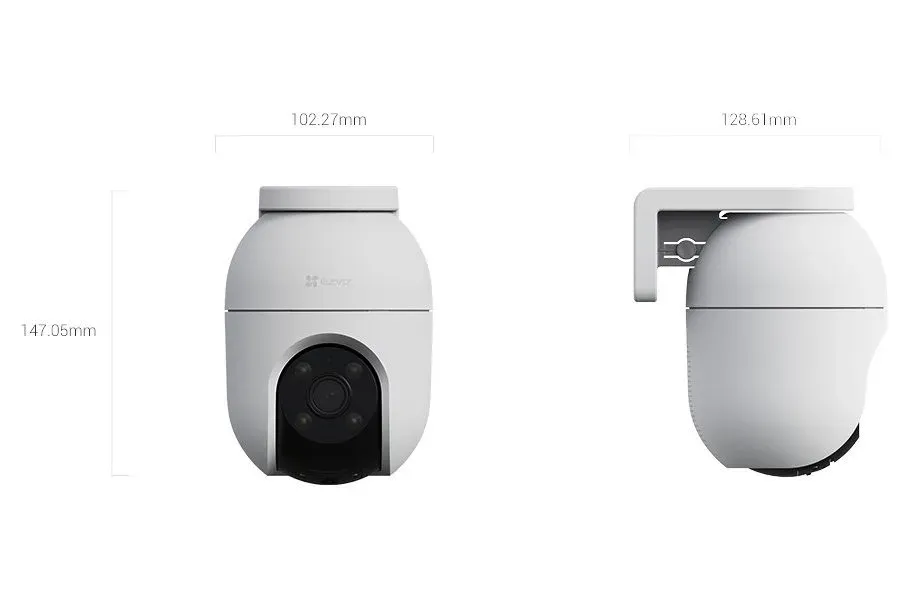 EZVIZ IP kamera C8c 4Mp/ PTZ/ Wi-Fi/ 4Mpix/ krytí IP65 objektiv 4mm/ H.265/ IR přísvit až 30m bílá