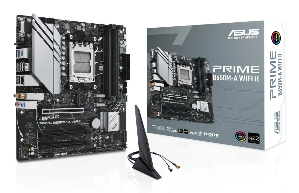 ASUS MB PRIME B650M-A WIFI II soc AM5 DDR5 B650 mATX