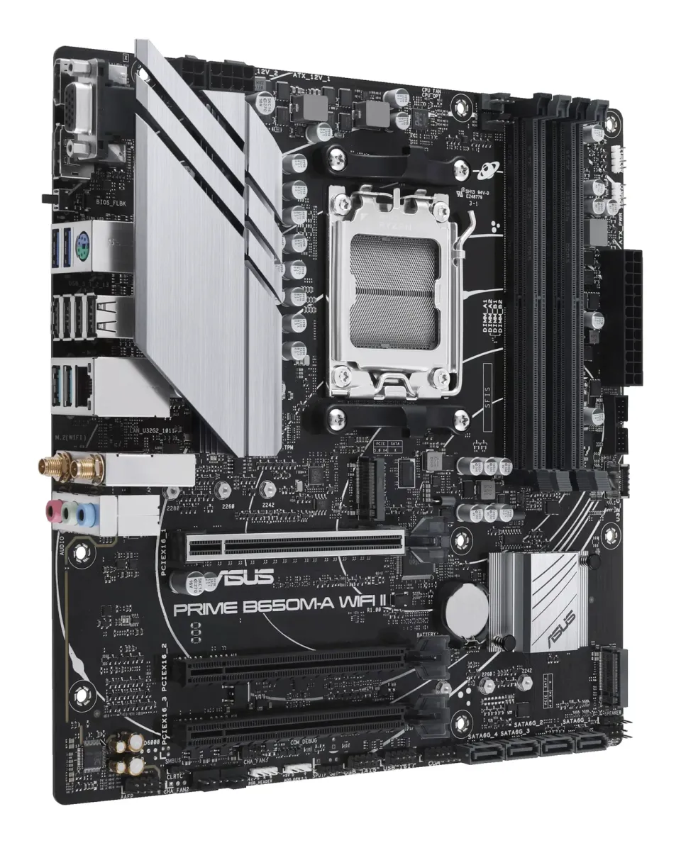ASUS MB PRIME B650M-A WIFI II soc AM5 DDR5 B650 mATX
