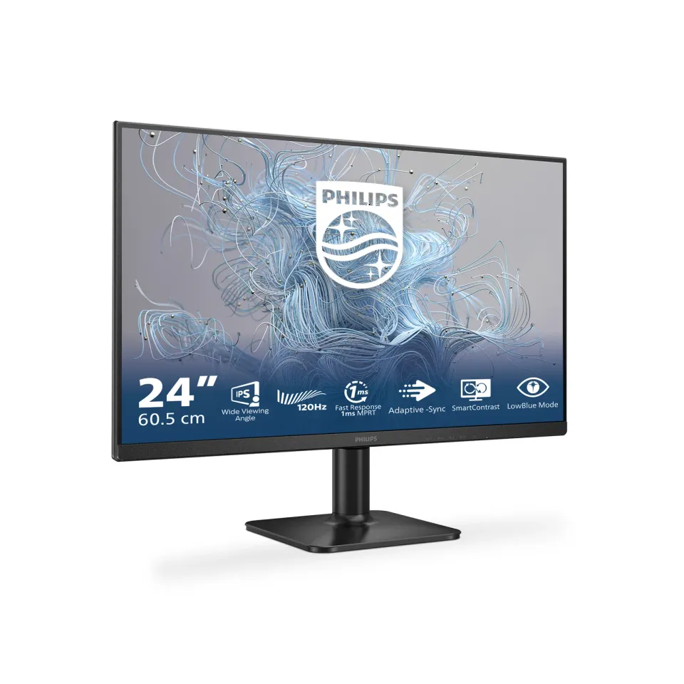 Philips/24E2N1110/23,8"/IPS/FHD/120Hz/1ms/Black/3R
